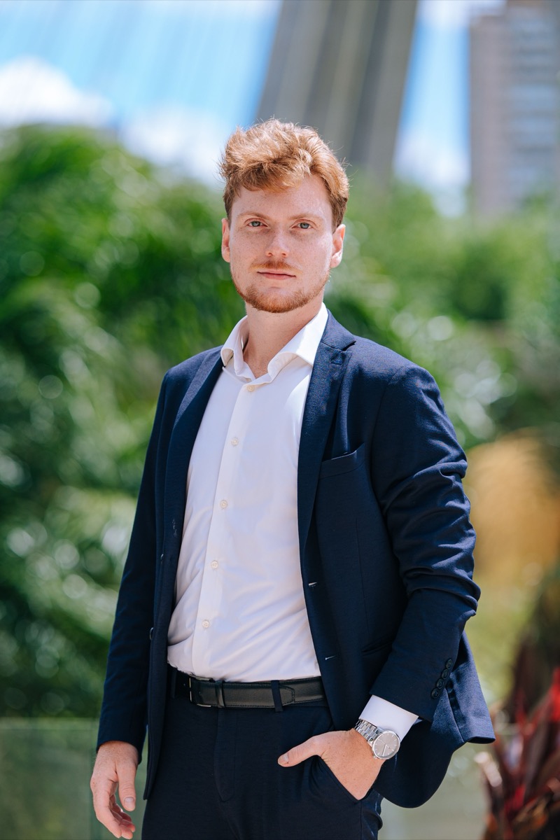 Lucas Rannye nos bastidores